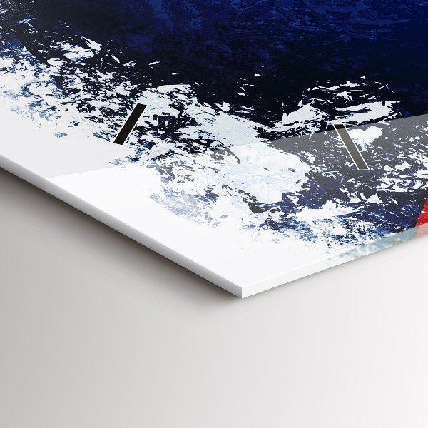 Vízszintes üvegóra cseh zászló