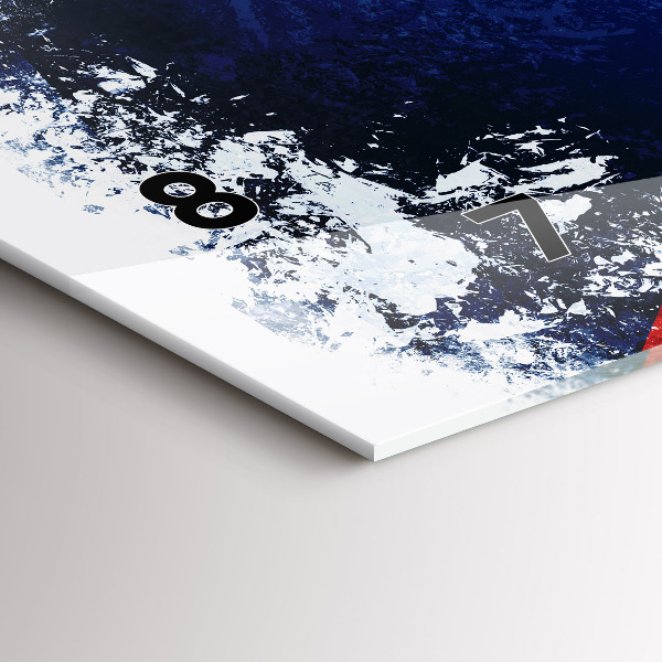 Vízszintes üvegóra cseh zászló