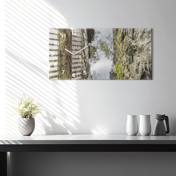 Vízszintes üvegóra Rockváros Csehországban