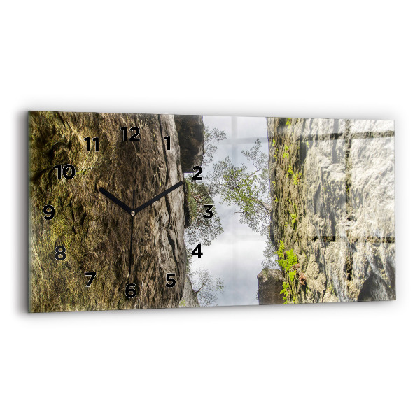 Vízszintes üvegóra Rockváros Csehországban