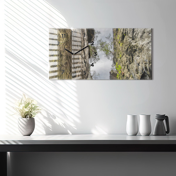 Vízszintes üvegóra Rockváros Csehországban