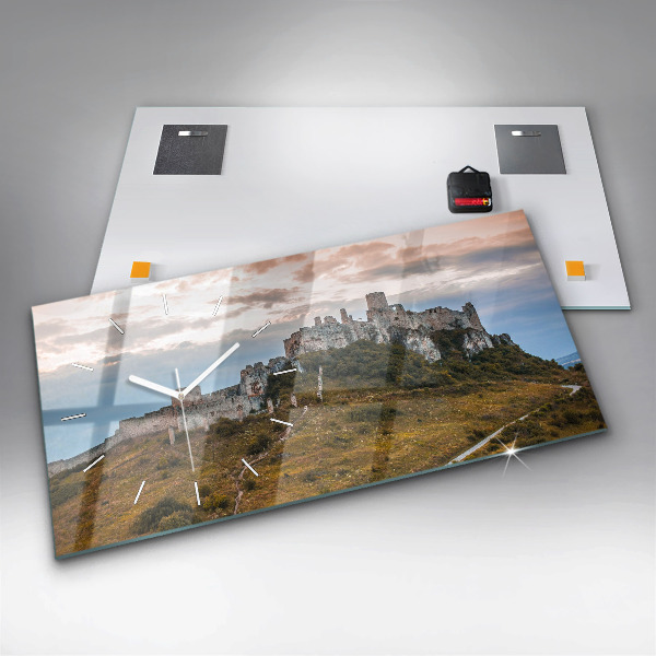 Vízszintes üvegóra Szepesi vár Szlovákiában