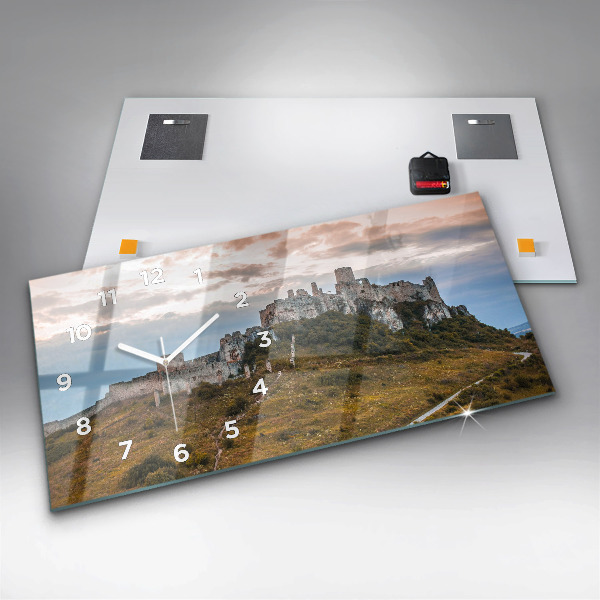 Vízszintes üvegóra Szepesi vár Szlovákiában