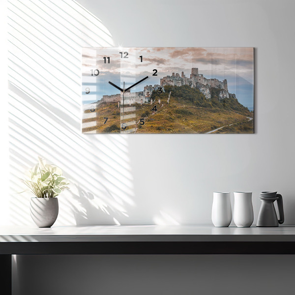 Vízszintes üvegóra Szepesi vár Szlovákiában