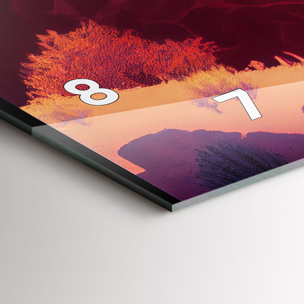 Vízszintes üvegóra Arizona sivatagi illusztráció