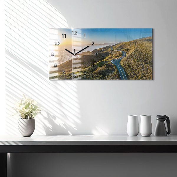 Vízszintes üvegóra Az út San Franciscóba