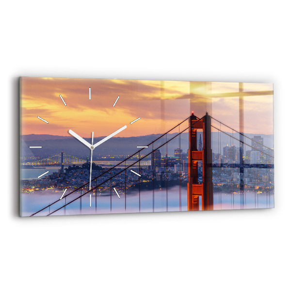 Vízszintes üvegóra San Francisco híd
