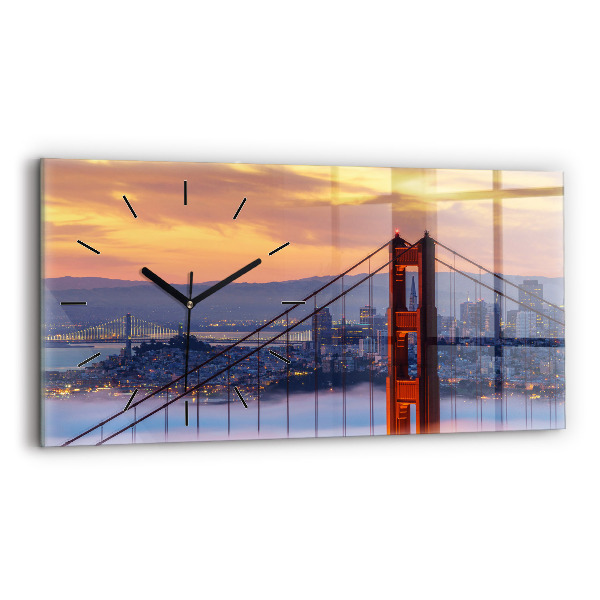 Vízszintes üvegóra San Francisco híd