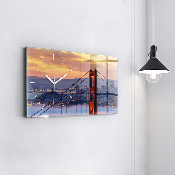 Vízszintes üvegóra San Francisco híd