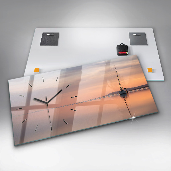 Vízszintes üvegóra Balaton USA