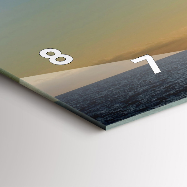 Vízszintes üvegóra Spanyol tánc a tengeren