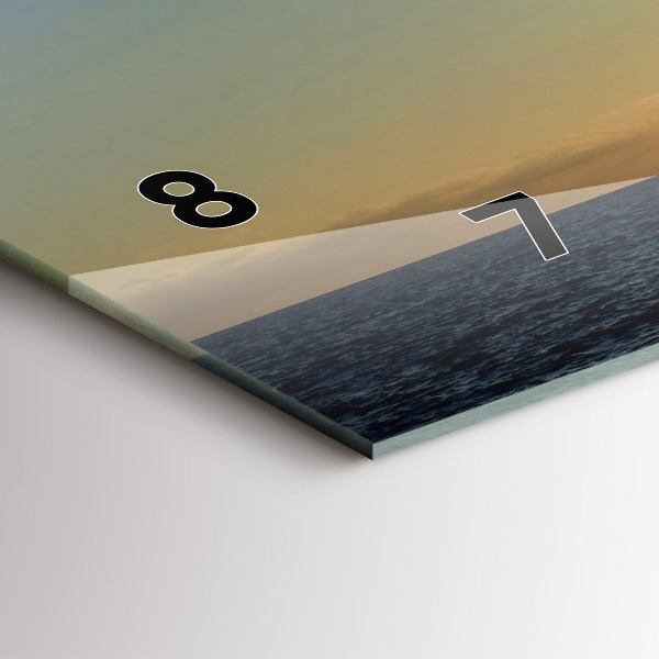 Vízszintes üvegóra Spanyol tánc a tengeren