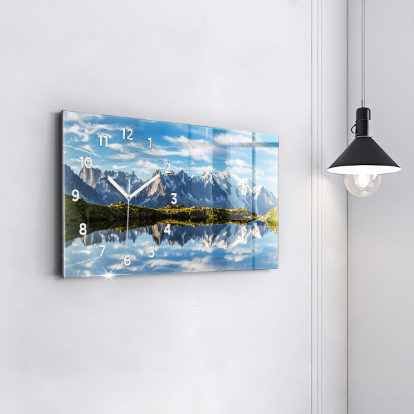 Vízszintes üvegóra Chamonix-völgy, francia Alpok