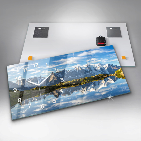 Vízszintes üvegóra Chamonix-völgy, francia Alpok