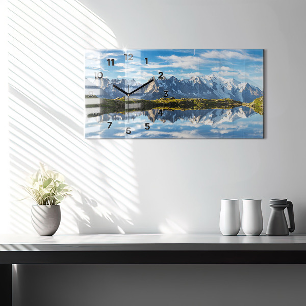 Vízszintes üvegóra Chamonix-völgy, francia Alpok