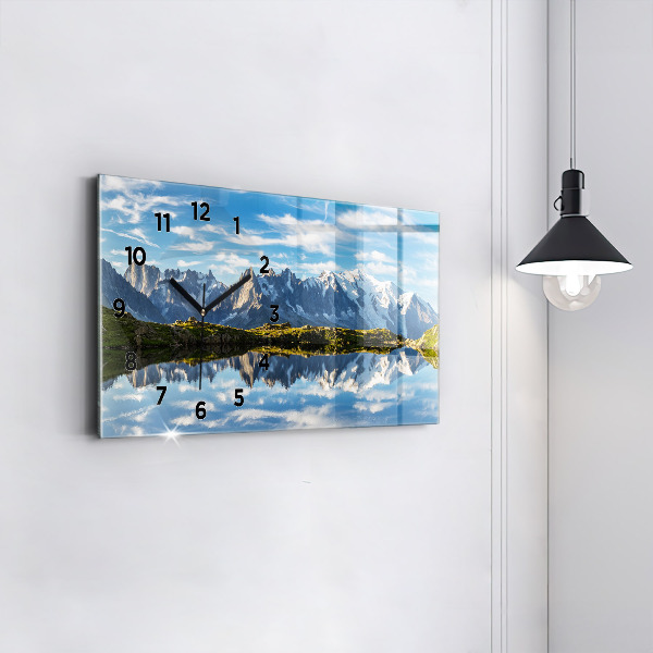 Vízszintes üvegóra Chamonix-völgy, francia Alpok