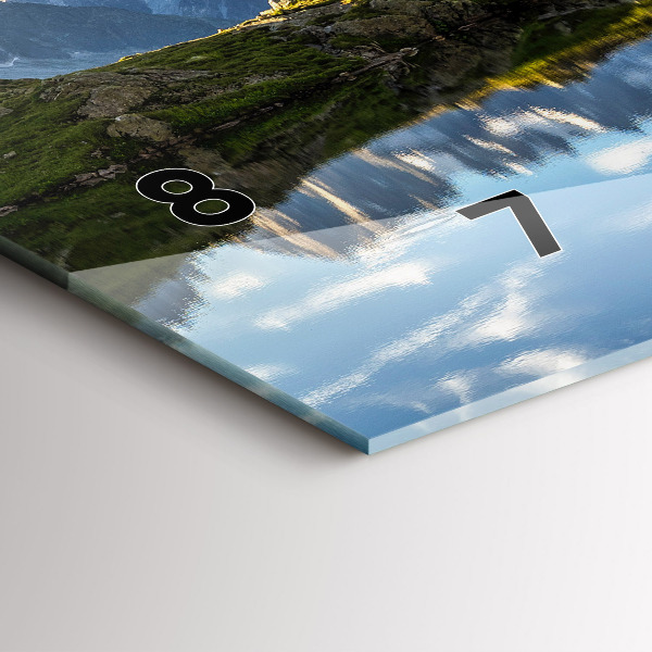 Vízszintes üvegóra Chamonix-völgy, francia Alpok