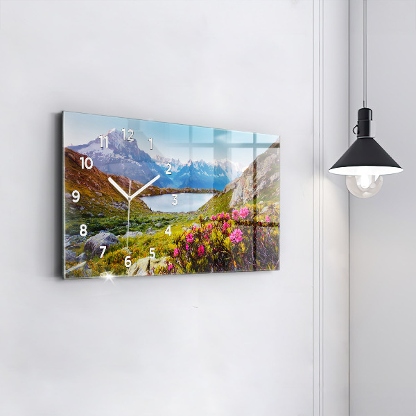 Vízszintes üvegóra Mont Blanc gleccser Chamonix