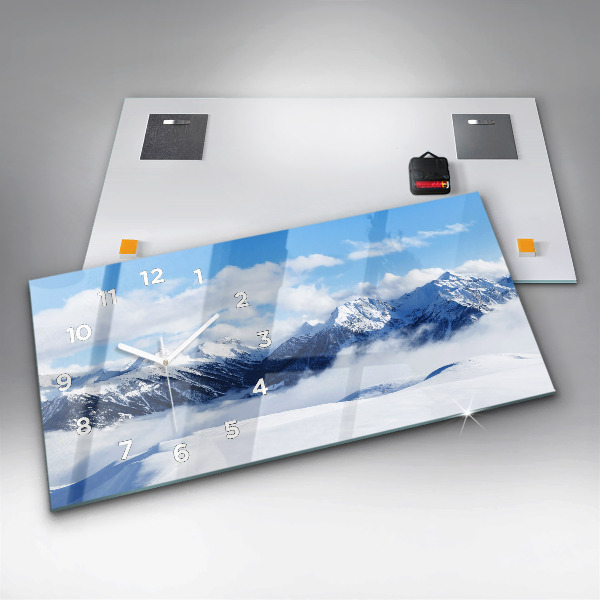 Vízszintes üvegóra Hegyi panoráma