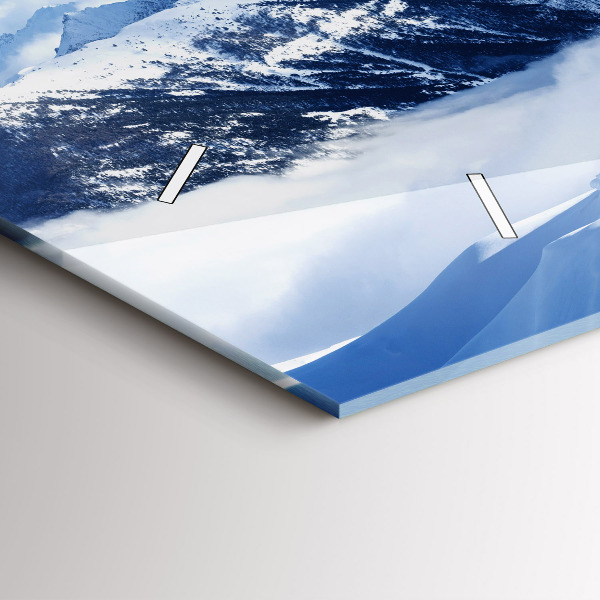 Vízszintes üvegóra Hegyi panoráma