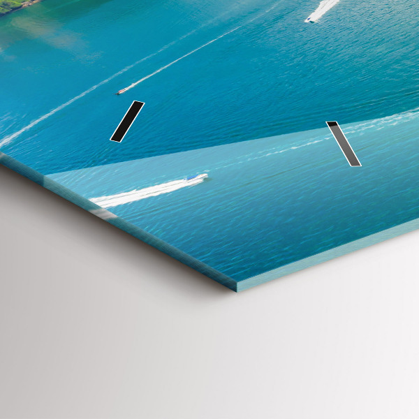 Vízszintes üvegóra Egy sziget Thaiföldön