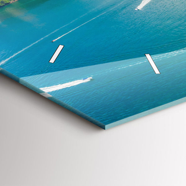 Vízszintes üvegóra Egy sziget Thaiföldön