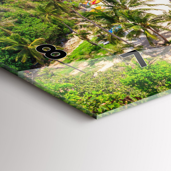 Vízszintes üvegóra Thaiföldi Nemzeti Park