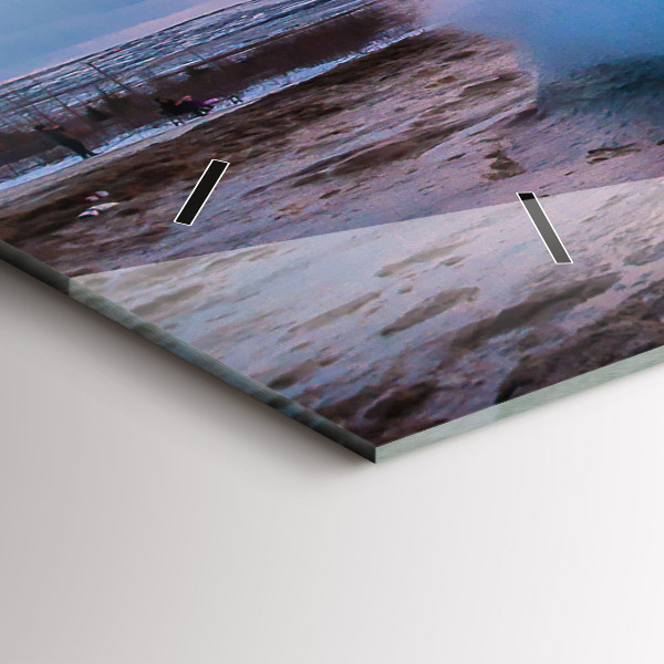 Vízszintes üvegóra Gejzír Izland szigetén