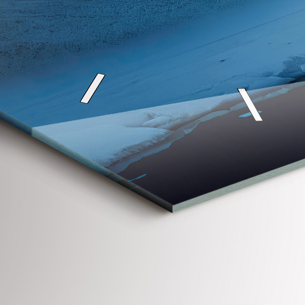 Vízszintes üvegóra Sátor Izland hegyei között