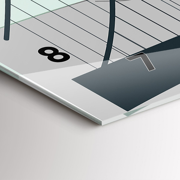 Vízszintes üvegóra Zöld híd