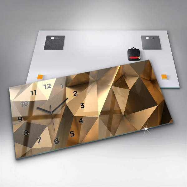 Vízszintes üvegóra Geometriai textúra