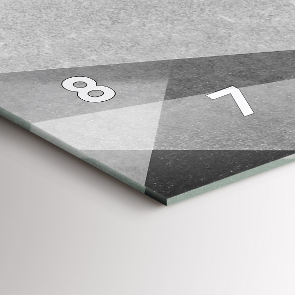 Vízszintes üvegóra Szürke geometriai absztrakció