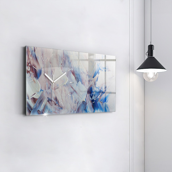 Vízszintes üvegóra Absztrakt festék textúra