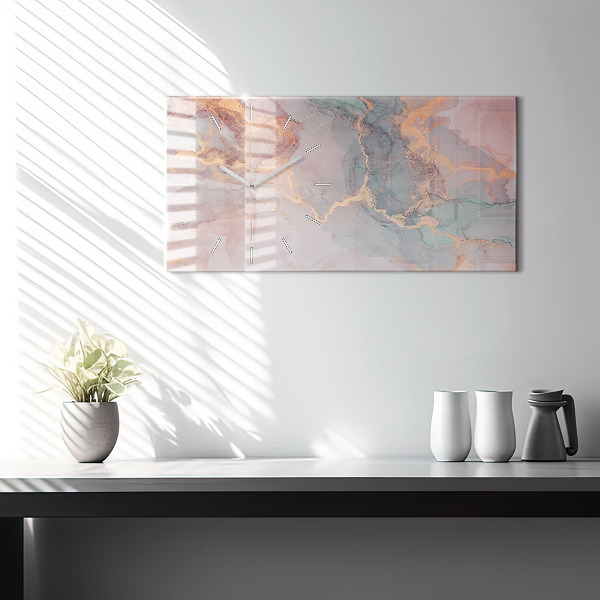 Vízszintes üvegóra Márvány textúra