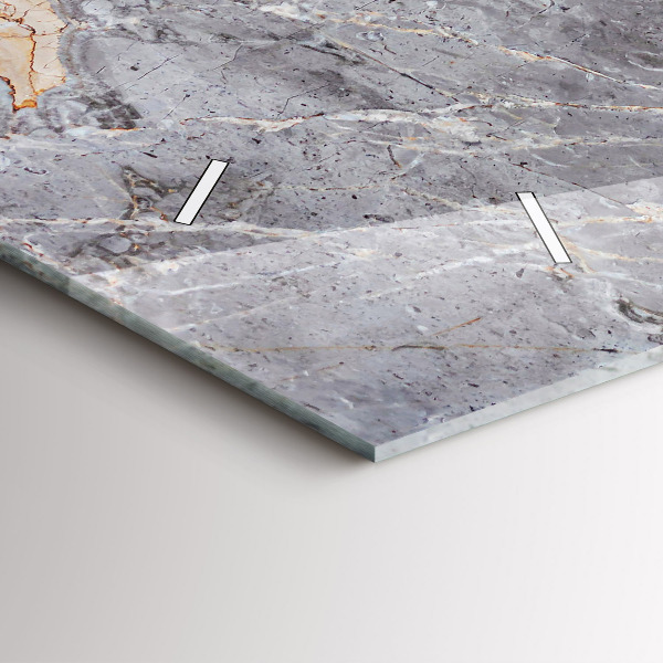 Vízszintes üvegóra Szürke Gránit Márvány Kő