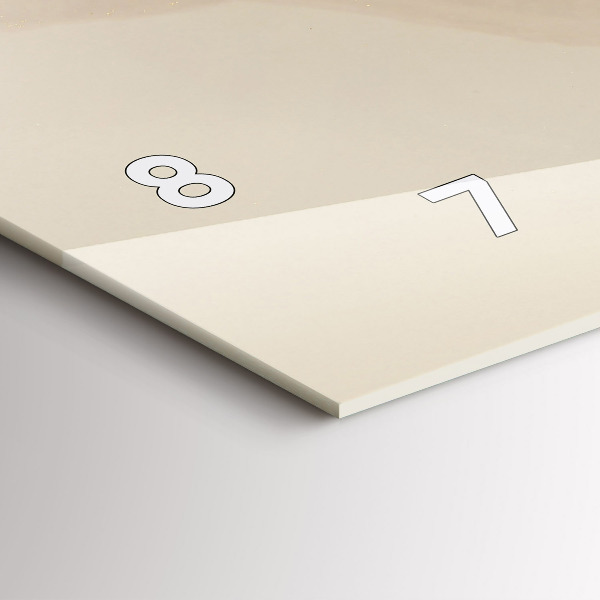 Vízszintes üvegóra Modern Művészet