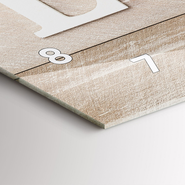 Vízszintes üvegóra A szerelem felirat