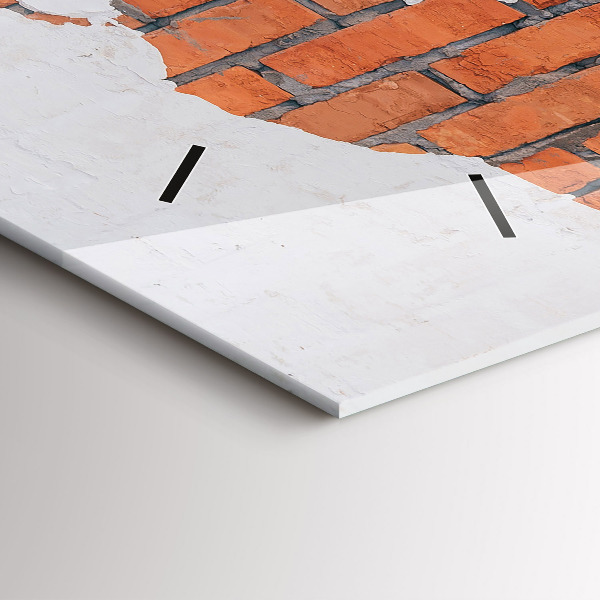 Vízszintes üvegóra Tégla világtérkép