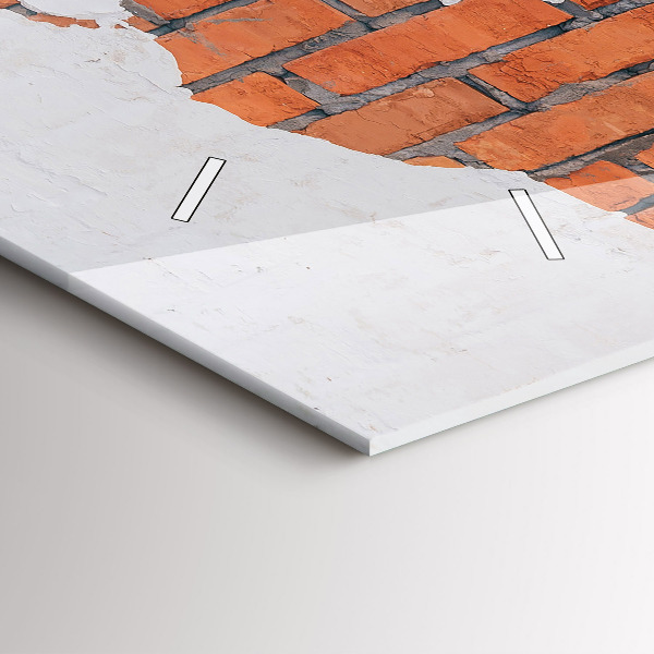 Vízszintes üvegóra Tégla világtérkép