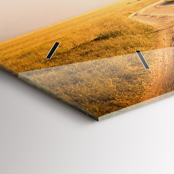 Vízszintes üvegóra afrikai táj