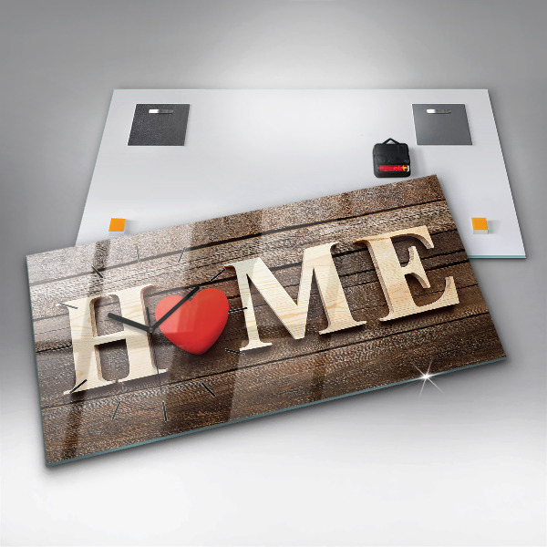 Vízszintes üvegóra A feliratos ház