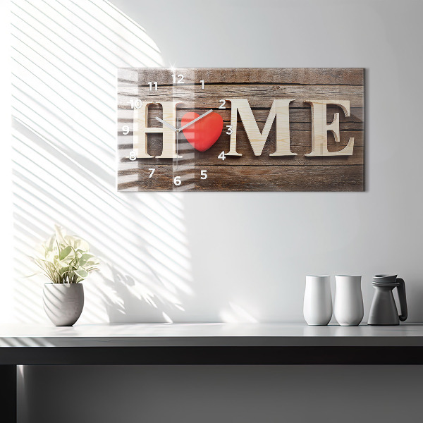 Vízszintes üvegóra A feliratos ház