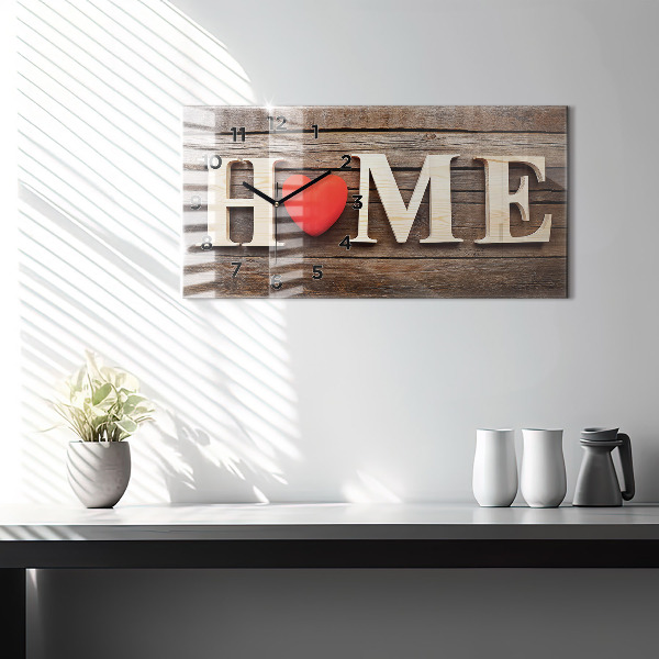 Vízszintes üvegóra A feliratos ház