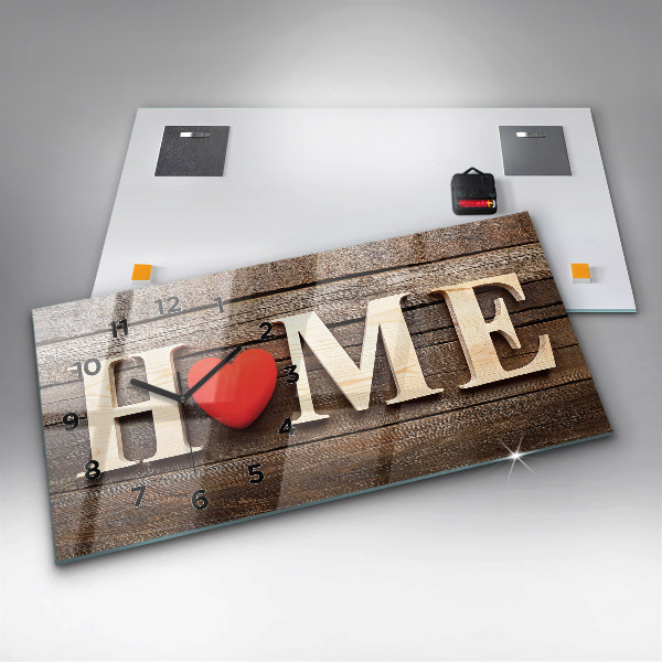 Vízszintes üvegóra A feliratos ház