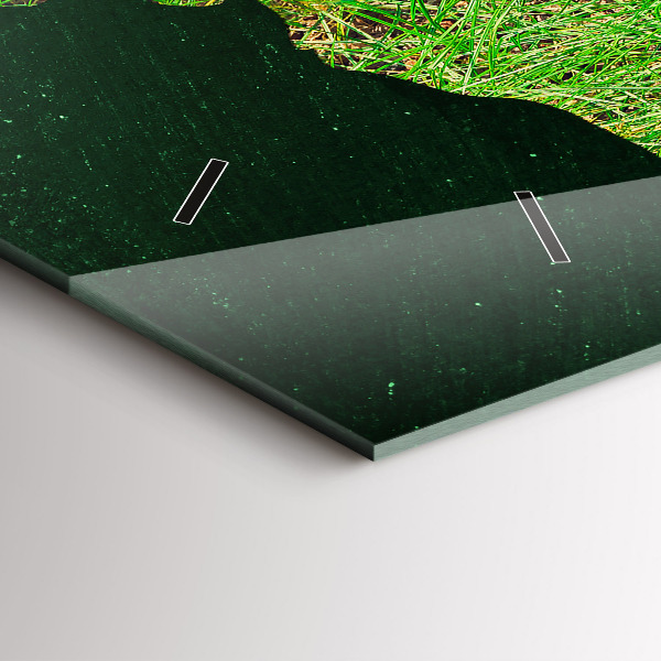 Vízszintes üvegóra Fű világtérkép