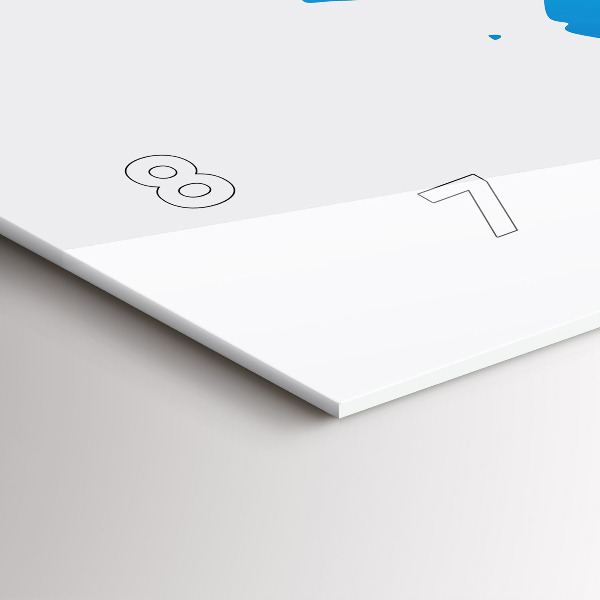 Vízszintes üvegóra Világtérkép