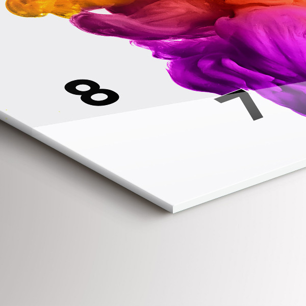 Vízszintes üvegóra A színek szivárványa