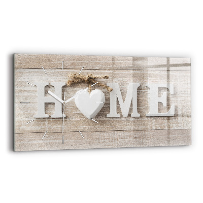 Vízszintes üvegóra A feliratos ház