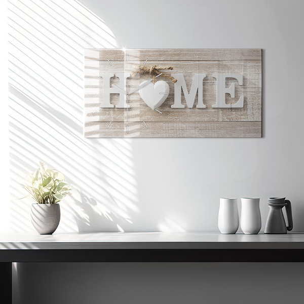 Vízszintes üvegóra A feliratos ház