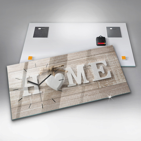 Vízszintes üvegóra A feliratos ház